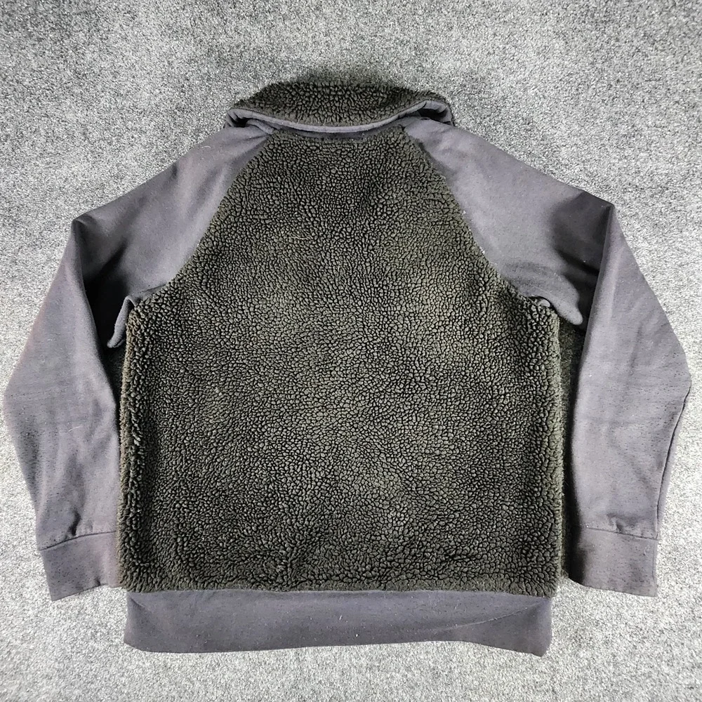 Athleta Range Black Sherpa Fleece Jacket‎ Full Zip Women's Size Small